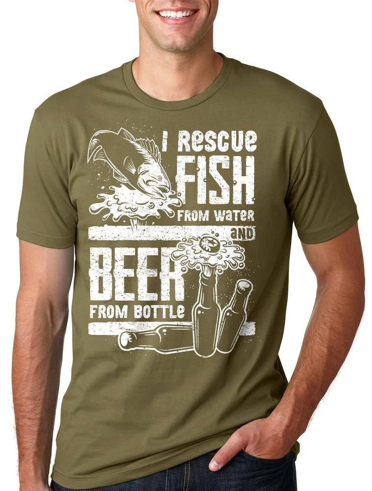 Funny Fishing Shirt Beer Fisherman Tshirt Gift Funny Tshirt Fishing Apparel XL