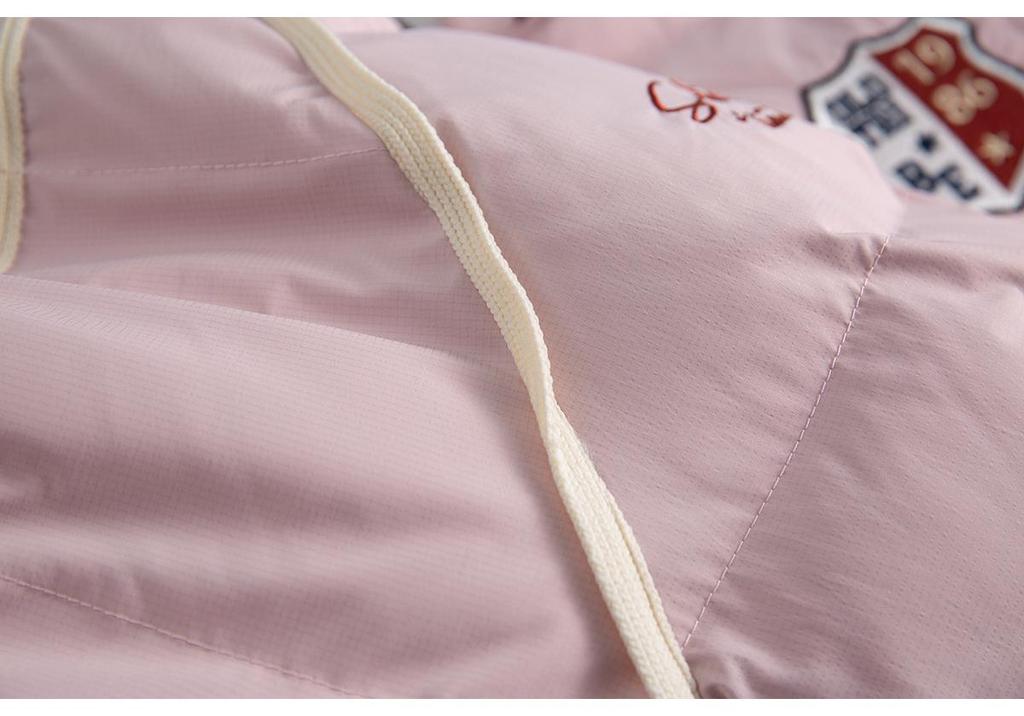 QIYOU 2025 Winter Trendy Embroidered Baseball Collar Cotton Jacket for Men & Couples.