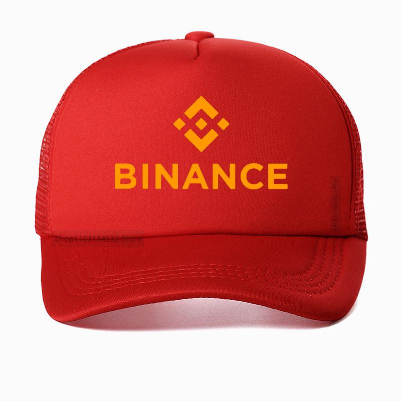 Binance Crypto Baseball Cap Casual Unisex Adjustable Dad Hat Summer Cool Breathable Mesh Trucker Hat Adjustable