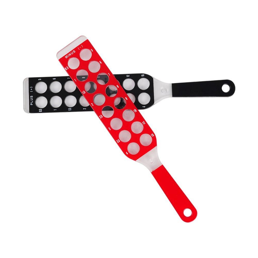 Comfortable Handle Ophthalmic Retinoscopy Lens  Diopter of Spectacles Examination