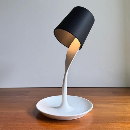 Desk Lamp with Tray LED Cordless Table Lamp Battery Operated Bedside Table