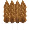 16Pcs Birthday Cake Decor for Girls Women Anniversary Festival Party Dessert Ornament Palm Leaves Cupcake Decoration Picks