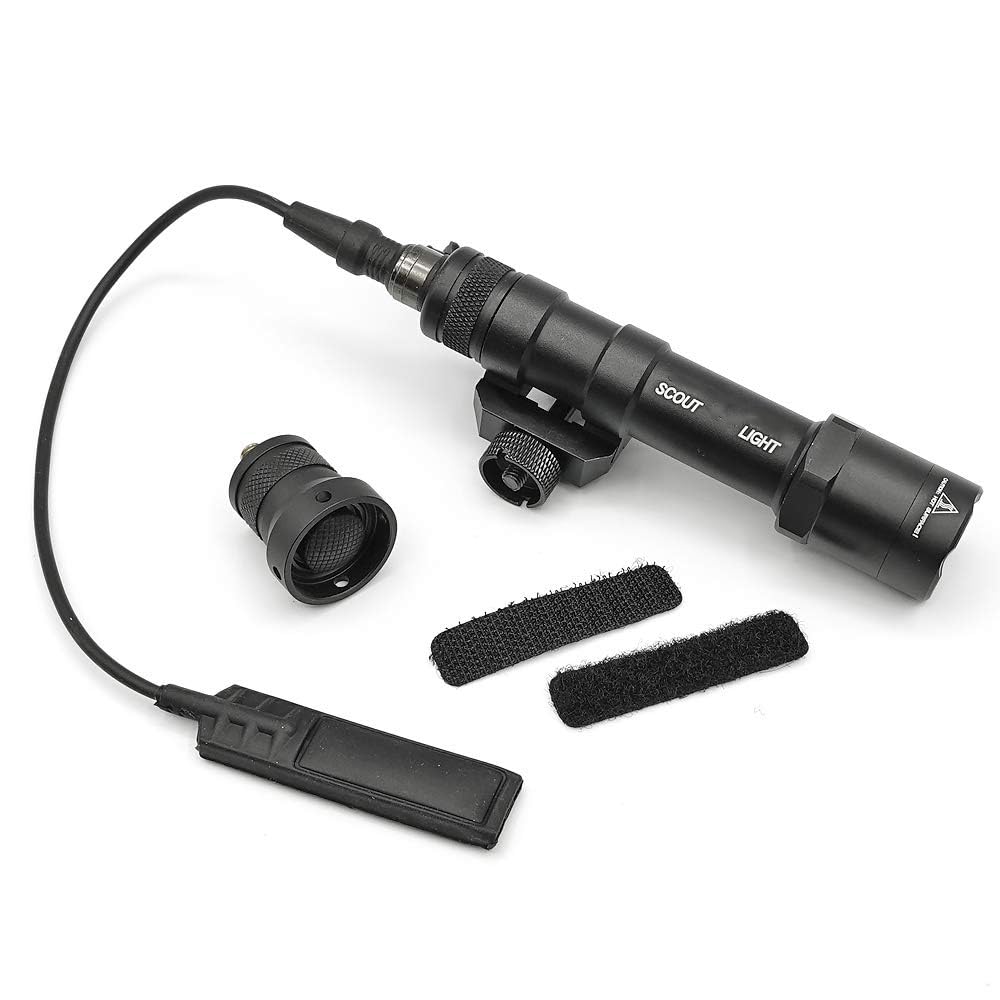 Ryohin Takehin M600B Scout Light with 470 Lumens, SF Stamp, and Two Switches, CREE XP-G R5 LED (Black)