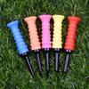 5pcs 360° Flexible Rubber Golf Tees 3.24in/83mm Durable Low Friction Vibrant Multicolor  Ideal for Everyday Golfers