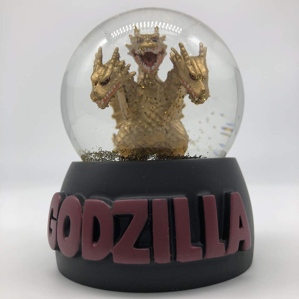 Four Cart Godzilla Snow Globe King Ghidorah