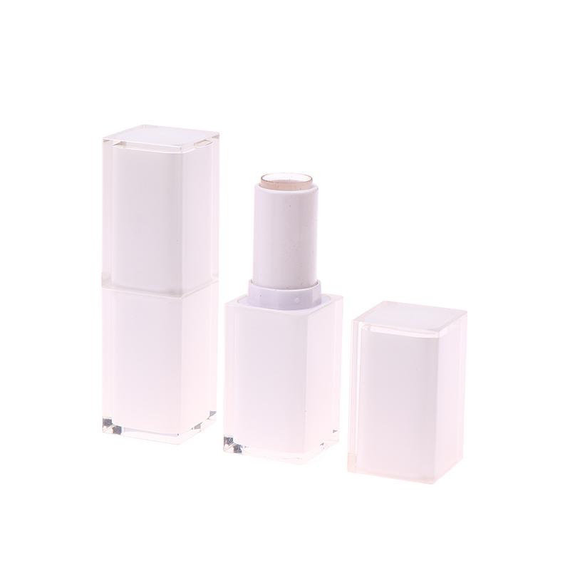 Tube de rouge à lèvres à boucle carrée 3,6G Tubes vides de baume à lèvres Brillant à lèvres Emballage de maquillage de voyage Échantillon Contenant de rouge à lèvres fait maison