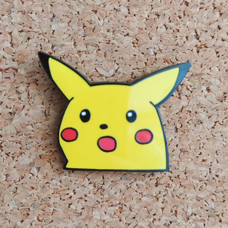 Pikachu Enamel Pins Brooches for Women Cartoon Badge On Backpack Hat Decoration Accessories Anime Jewelry Fans Gift