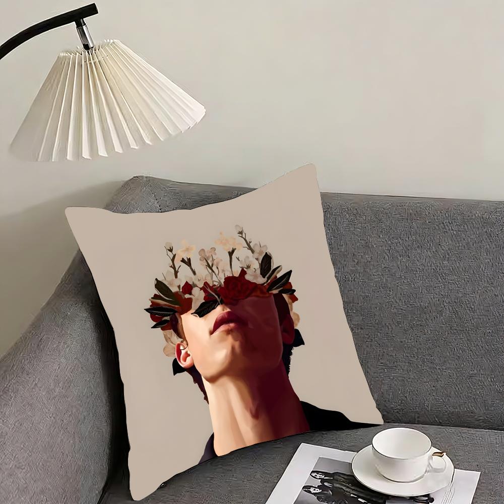 Singer Shawn Mendes Shawn Cushion Cover Reversible Plush Pillow Cover – For car, sofa, bedroom, perfect as a gift.