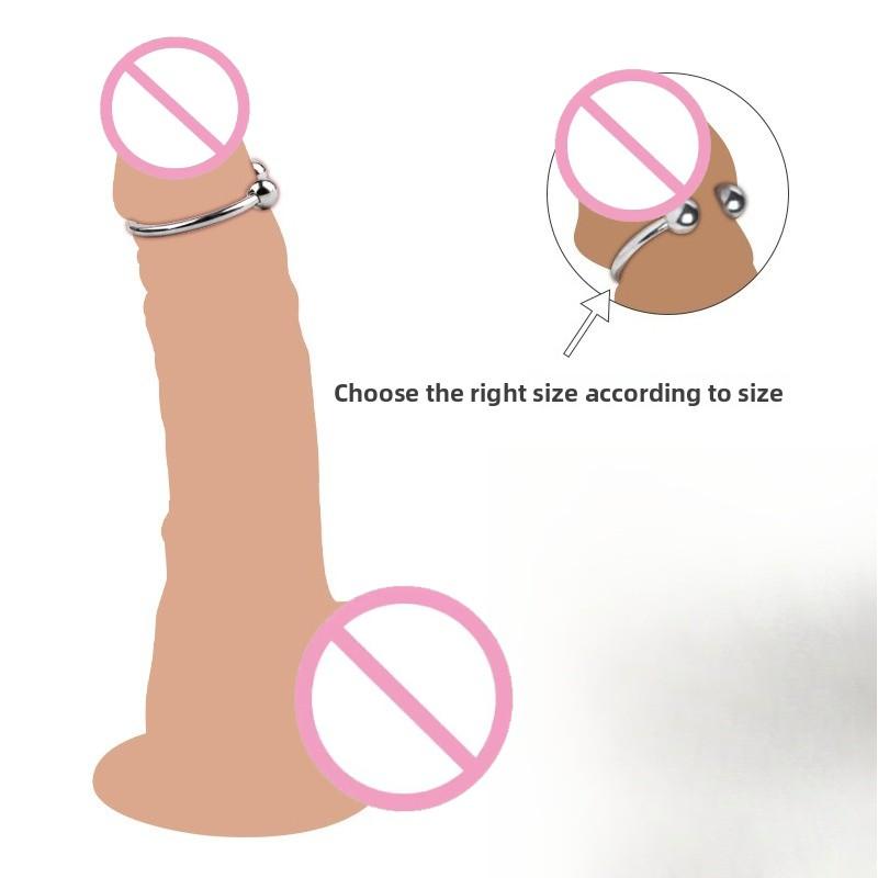 Stainless Steel Penis Ring Set – Foreskin Correction & Ejaculation Delay Cock Rings for Men (18+ Adult Bondage Toys)