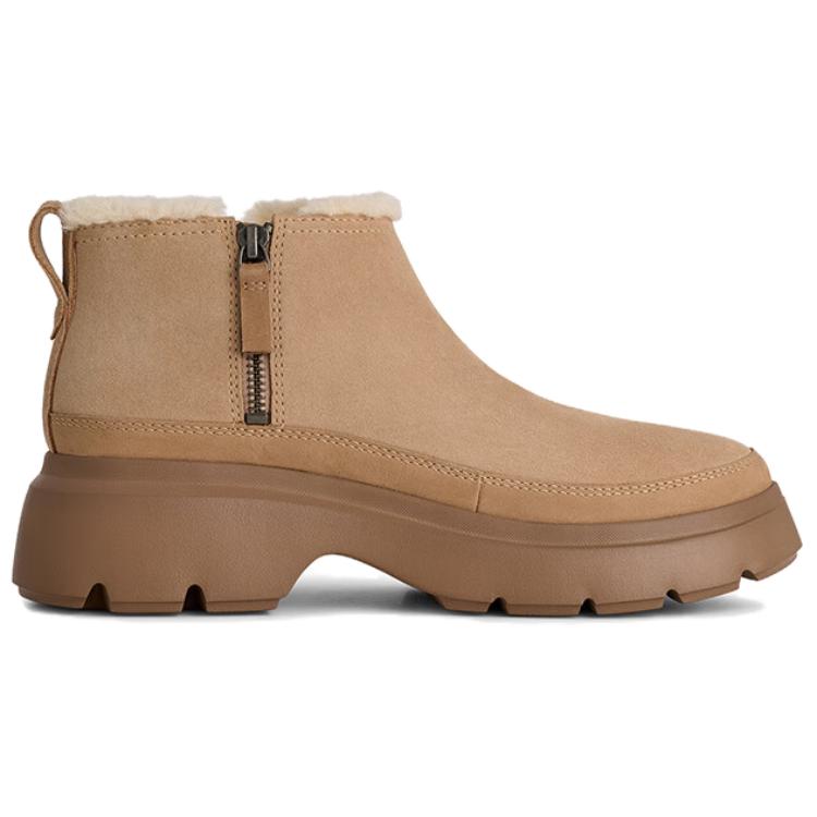 UGG Calimuze Ultra Mini Slip-On Fleecegefüttert, Minimalistische Mode Schneestiefel Damen Sand 1174495-SAN