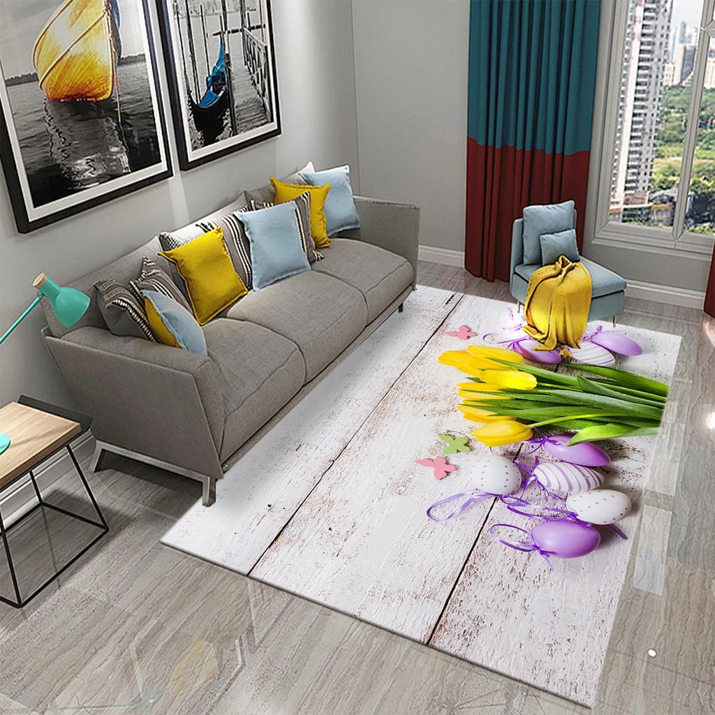 Dielen und Blumen Teppichbrett Blumiger Teppich Retro Landhausstil Rechteckige Bereichsteppiche Yogamatten Schlafzimmer Wohnzimmer Dekor Fußmatte