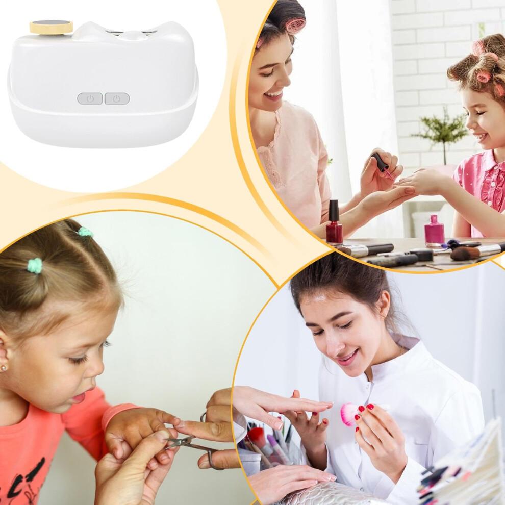 Rechargeable Electric Nail Clipper with Automatic Trimming, DualSpeed Polishing, LED Light and Nail Storage