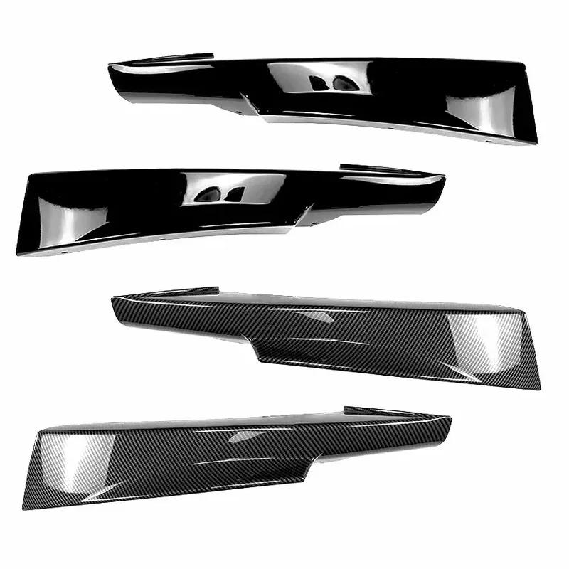 2pcs M-Tech Style Front Bumper Side Splitter Cover Lip Spoiler Fog Lamp Cover For BMW 3 Series E90 E91 320i 330i 2005-2012