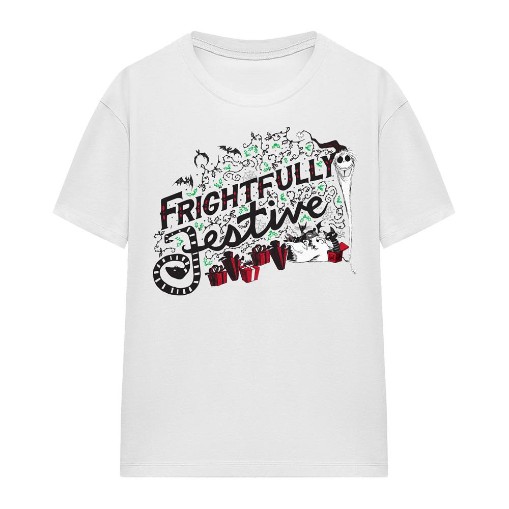 The Nightmare Before Christmas Womens/Ladies Frightfully Festive Holiday T-Shirt