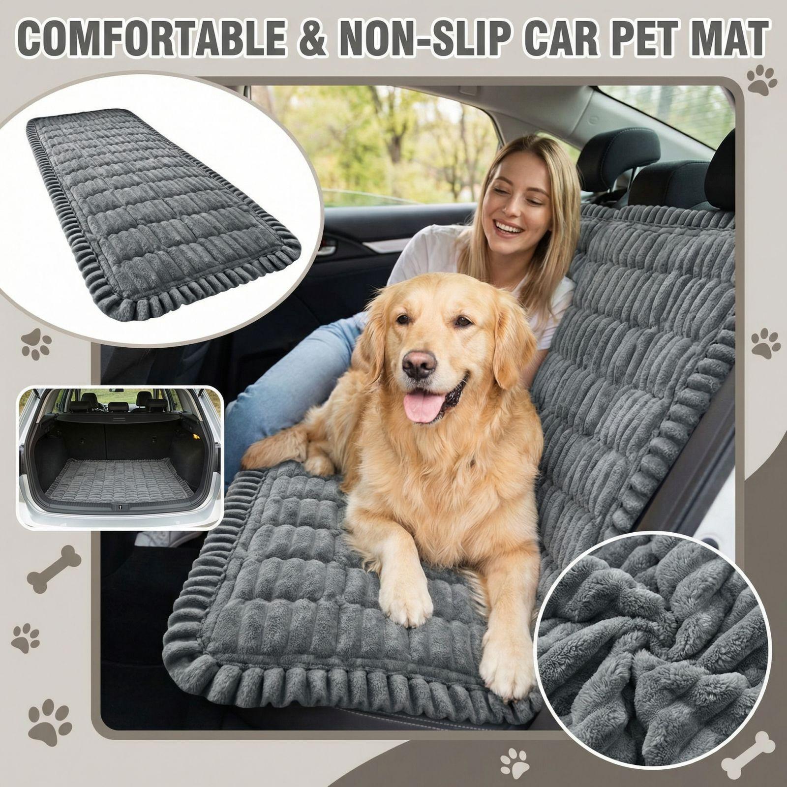 

Dog Seat Cushion Property Thickened Car Mounted Pet Mat One Size чёрный