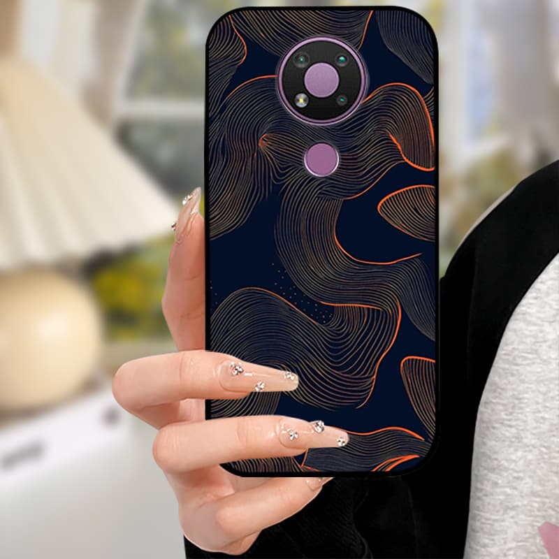 Capa For Nokia 5.4 Cases Black Silicon Soft TPU Phone Case For Nokia 5.4 5.1 7.1 Protective Camera Coque Nokia5.4 Back Shells