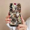 Sea Otters Animals Cute Phone Case For Samsung Galaxy S21 22 23 24 S25 Ultra PlusS20 FE S10 Plus  Cover Funda