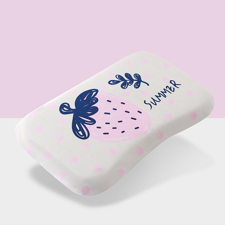 Cartoon Memory Foam Baby Pillow - Washable, Slow Rebound Neck Support for Kids