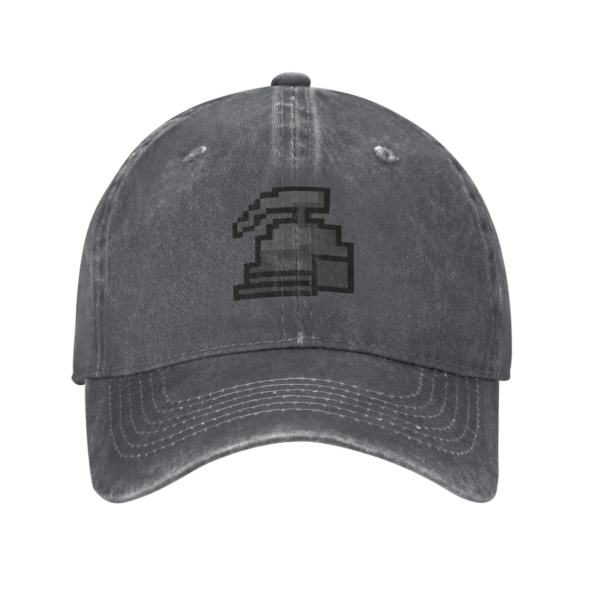 

Old School Rune-Scapes Ironman Mode Baseball Cap Vintage Distressed Denim Washed OSRS Game Sun Cap Unisex Women Outdoor Gift Hat Adjustable