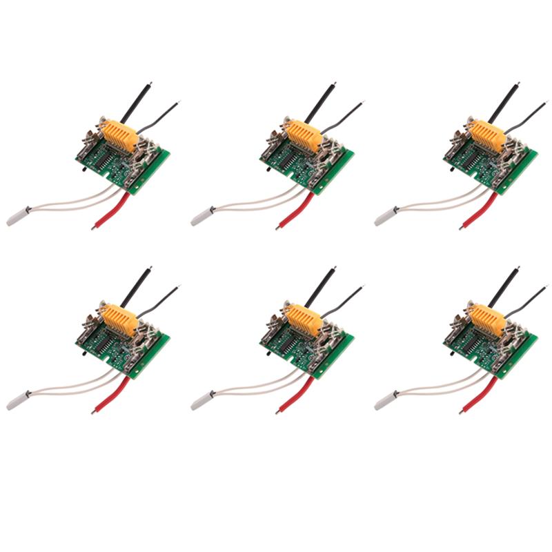 AAAF 6X PCB Circuit Module Board Parts,Li- Protection For 18V Bl1830 Bl1840 Bl1850