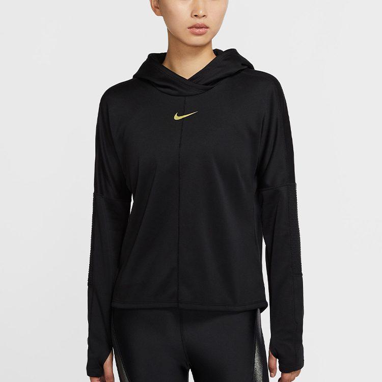 Nike Sweatshirts Women's Black Hooded Moderate Regular CZ1616-010