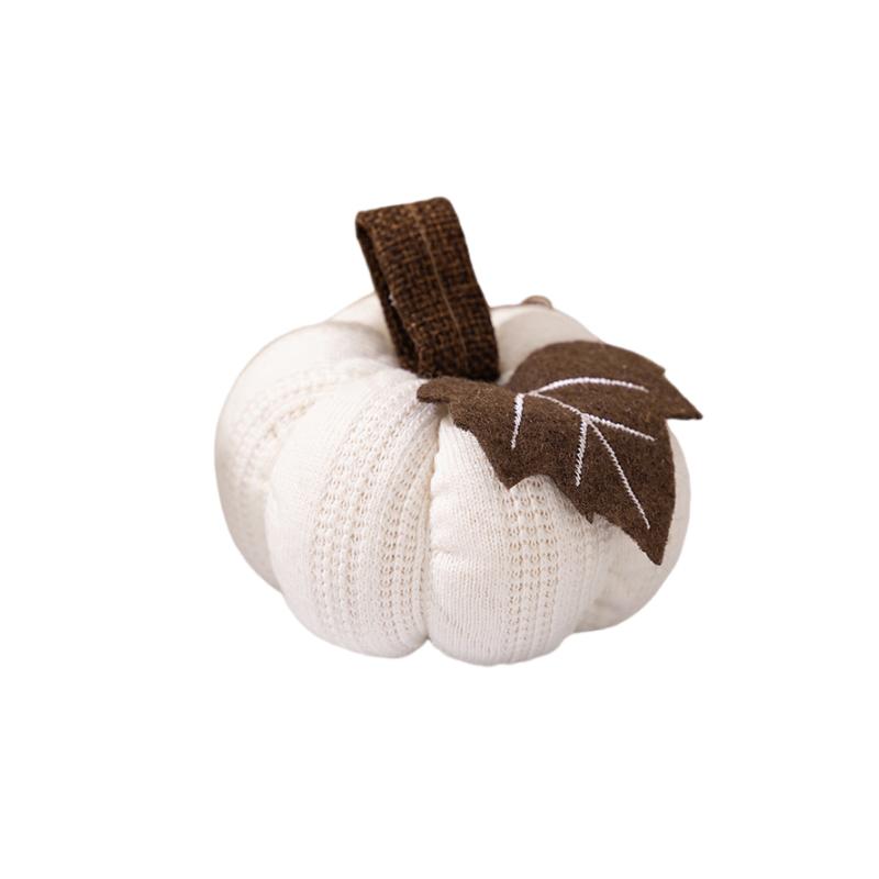 1/3ks Umělé podzimní dekorativní háčkované dýně pro rustikální statek Den díkůvzdání Sklizeň halloweenského stolu Centrální ozdoba Mantel Kitchen Decor