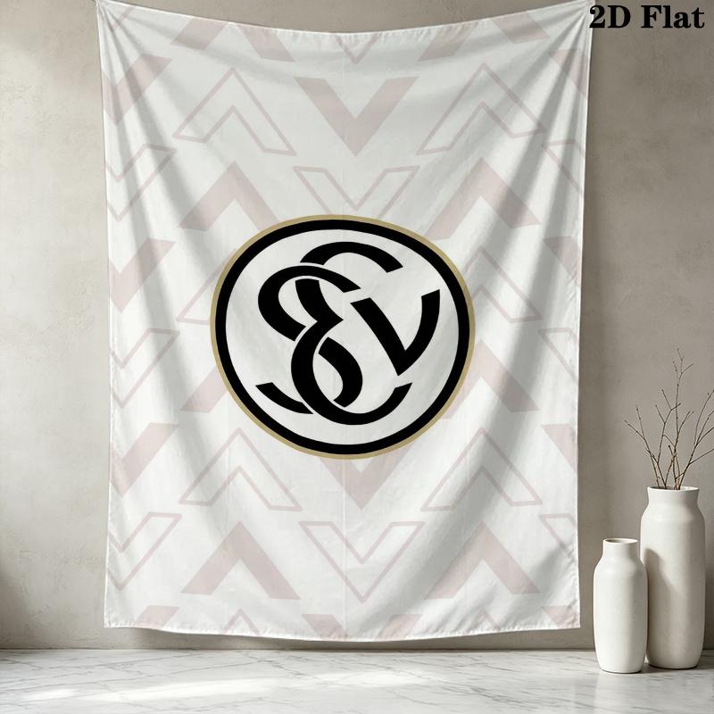 Sv Elversberg Muster Wandteppich Ästhetisches Wandbehang Gedruckter Stoffdecke Dekorative Wandteppiche für Schlafzimmer Wohnzimmer Heimdekoration 100cm x 150cm gray