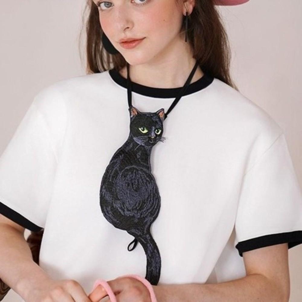 Asymmetrical Design French Vintage Bow Tie Color Contrast Knot-Free Fish Ties  Party