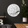 Farmhouse Style Wooden Wall Acrylic Mirror Wall Sticker Wall Decoration