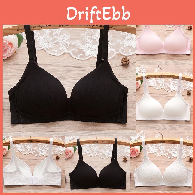 Teenager's Bras Wire Free Junior Cotton Training Soft Cup With Adjustable Straps