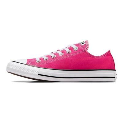 Chuck Taylor All Star Zapatillas de Lona Cómodas Versátiles de Caña Baja Unisex Rosa-Blanco A06569C