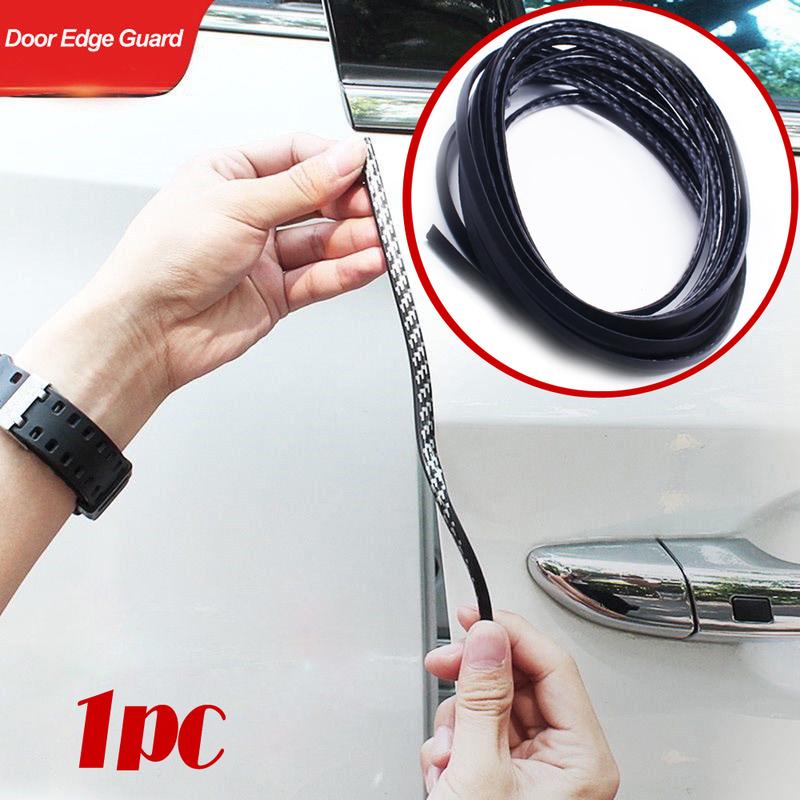 1pc Car Door Decoration Strip Car Door Anti-collision Strip Car Door Edge Protection Strip Stickers Auto Exterior Accessories