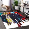 1 Stück Anime Cartoon Design Jujutsu Kaisen Charaktere Bürostuhlmatte Rutschfester Teppich Geeignet für Heimdekoration Wohnzimmer Schlafzimmer Spielzimmer Saisonales Geschenk