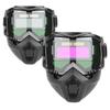 Capacete de Soldador Escurecimento Automático Protetor de Solda Destacável Capuz Protetor de Solda Protetor Facial de Soldador para Processamento de Metal
