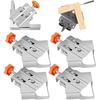 Quick Right Angle Fixing Clip, Multipurpose Stainless Steel 90° Degree Corner Clamp for Woodworking, T-shaped Right Angle Clamping Tool with