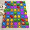 Game C-Candy C-Crush S-Saga Throw Flannel Blanket Skin Soft Suitable for Sofa Living Room Bed Travel and Gifts