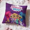 Popular L-LLittle Charmers Cushion Cover Soft Washable Pillow Case Multi-Scene for Couch Bed Travel Office Use