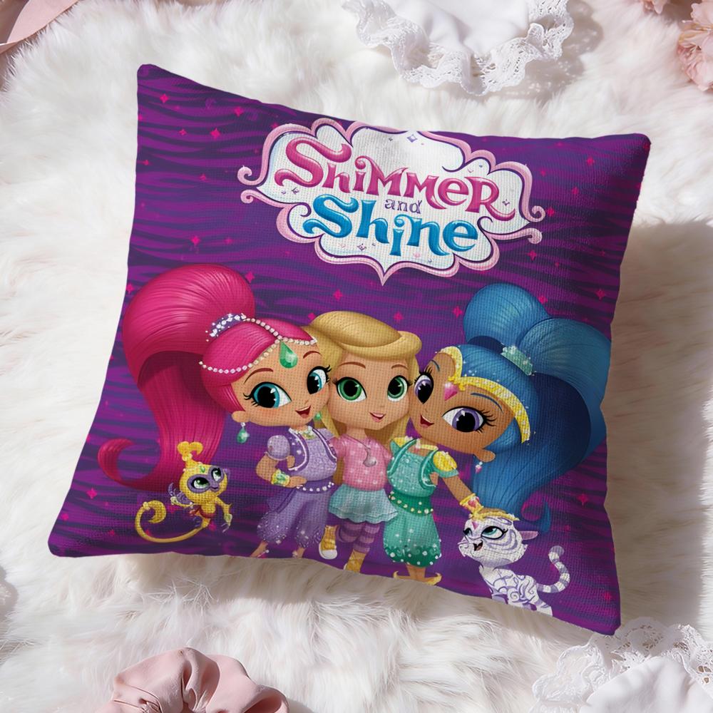 Popular L-LLittle Charmers Cushion Cover Soft Washable Pillow Case Multi-Scene for Couch Bed Travel Office Use