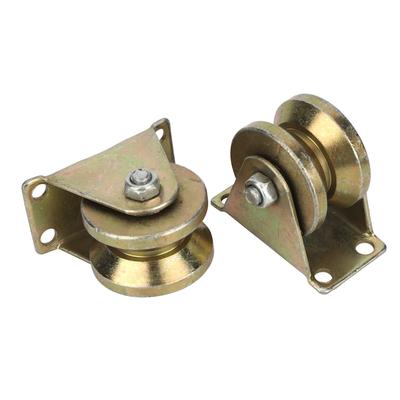 2PCS V Τύπος Συρόμενη Πύλη Roller V Groove Ράγα τροχού τροχού για συρόμενη πόρτα βιομηχανικού μηχανήματος