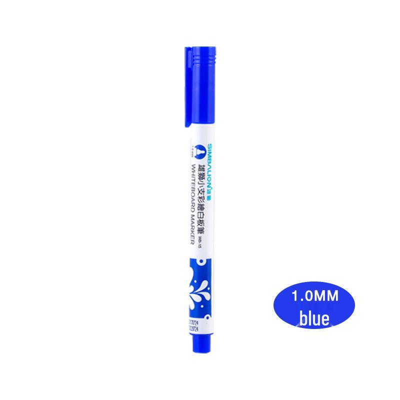 Taiwan Xiongshi Colored Whiteboard Marker WB-15, 1.0mm Tip, Erasable Water-Based Pen синий