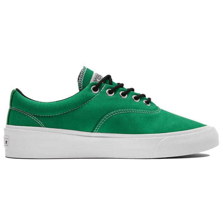 Converse Skidgrip Comfortable Versatile Low Top Canvas Shoes Unisex sneaker Dark-Green 170086C