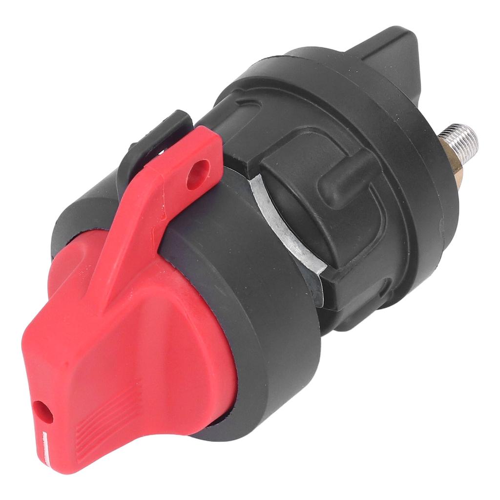 Battery Disconnect Switch Rotary Knob Type Power Cut 12V 300A Anticreep for Boat Car RV Yacht