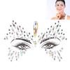Face Rhinestones Stickers Shiny Glitter Eyes Facial Makeup Decorations for Festival Holiday