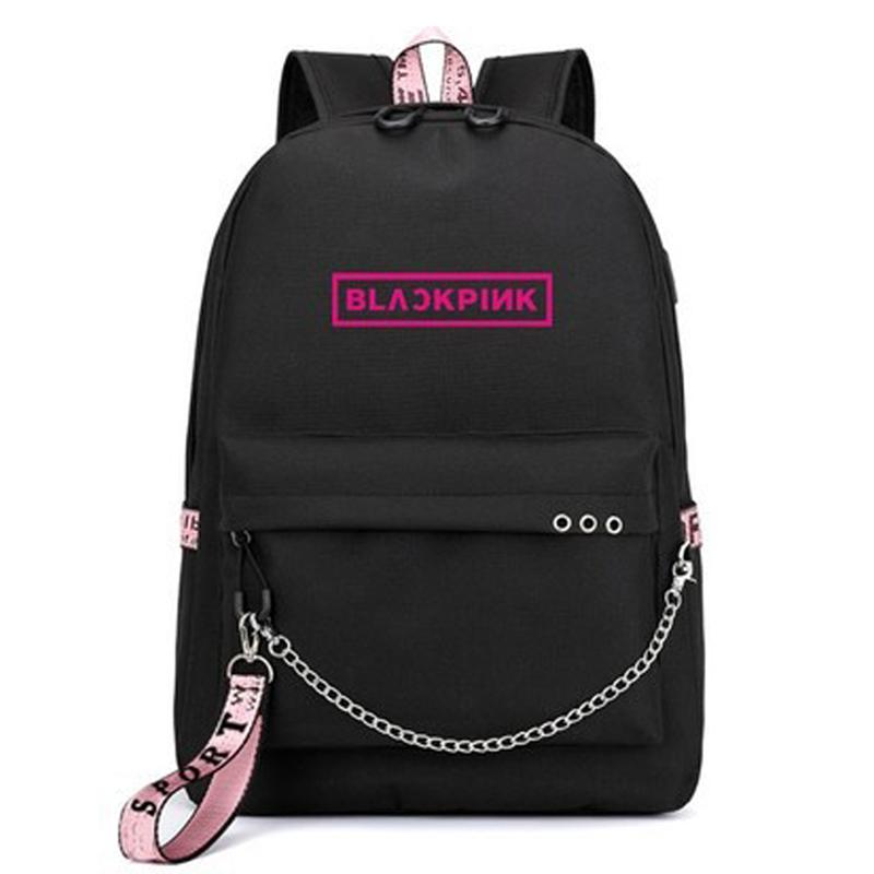 

Рюкзак StrayKids Периферійний Рюкзак з Ланцюжком Рюкзак для Відпочинку з USB-підзарядкою Дорожній Рюкзак