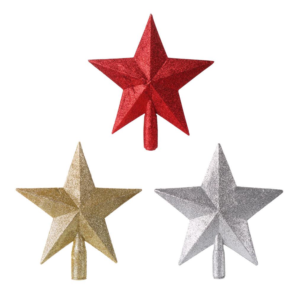 Hot Party Supplies New Year Xmas Ornament Large Glitter Star Home Decor Christmas Tree Decoration