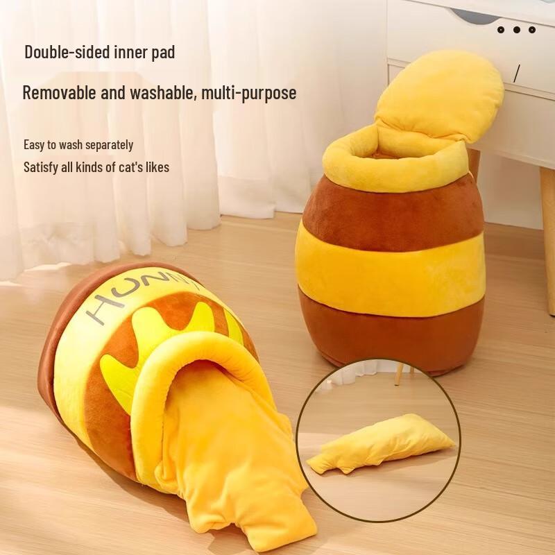 Qi'e Cat Honey Pot Bed