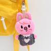 Cute Stray Kids Plush Toy Doll Halloween Christmas Doll Li Longfu Fang Peripheral Striped Shirt Doll Pendant Birthday Gift
