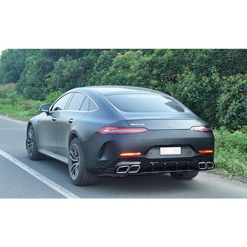 18-22 Mercedes-Benz AMG GT63 Wide Body Kit: Front/Rear Air Intake Grille, Radiator Cover, Lip, Center Grille Emblem.