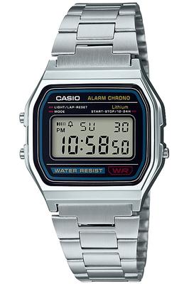 Годинники Casio Collection Silver A158WA-1JH чоловічі