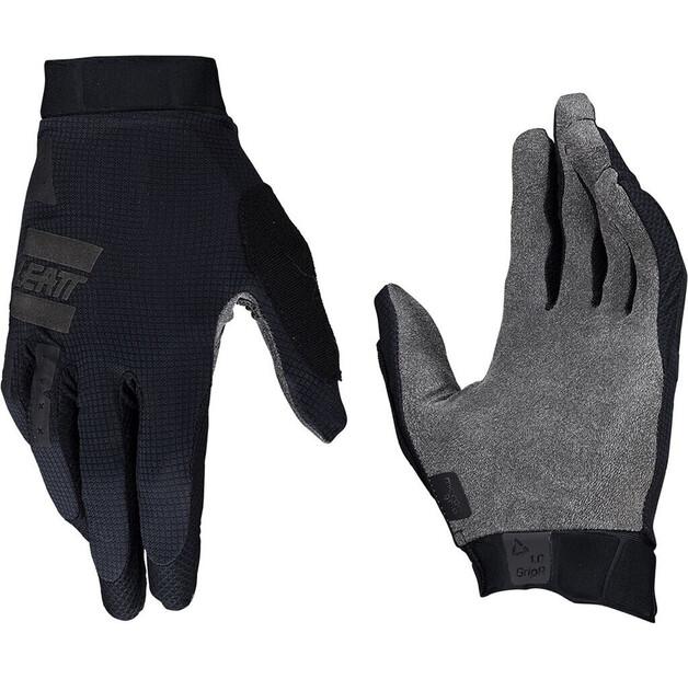 Велосипедные перчатки Leatt GripR MTB (черные) L